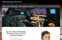 Palm Springs Limo Web Design